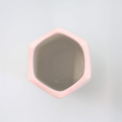 陶器花瓶　ピンク　チェリー top