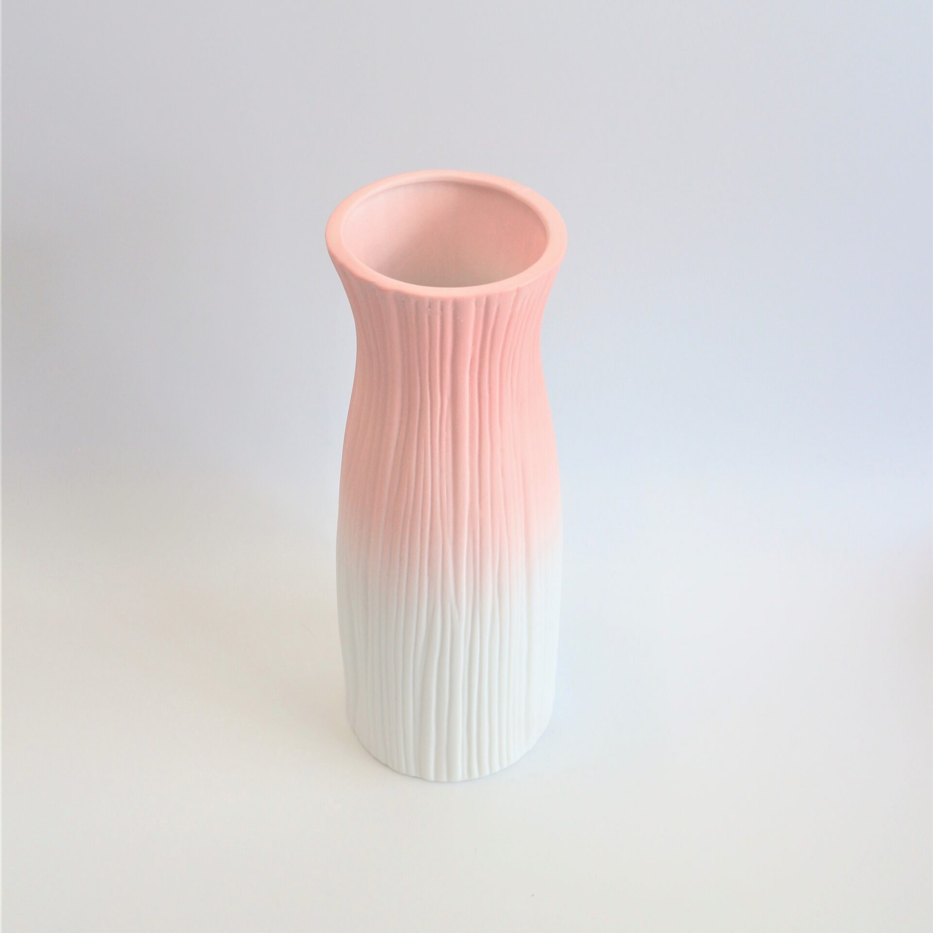 花瓶 白 ピンク 北欧風 陶器花瓶 通販 チェリーライン