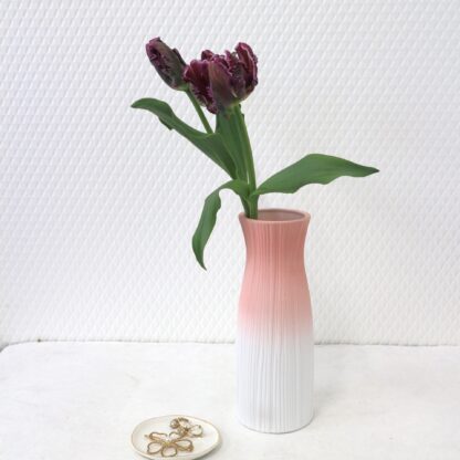 陶器花瓶　チェリーライン コーディネート