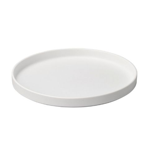 プレート　切立皿　24.5cm　大皿　マットホワイト　